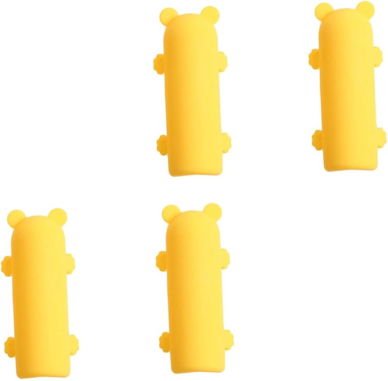 Vaguelly 4pcs Cartoon Silicone Corner Guards Safety Cushions for Furniture Table Edges Soft Protectors Random Colors - Image 1